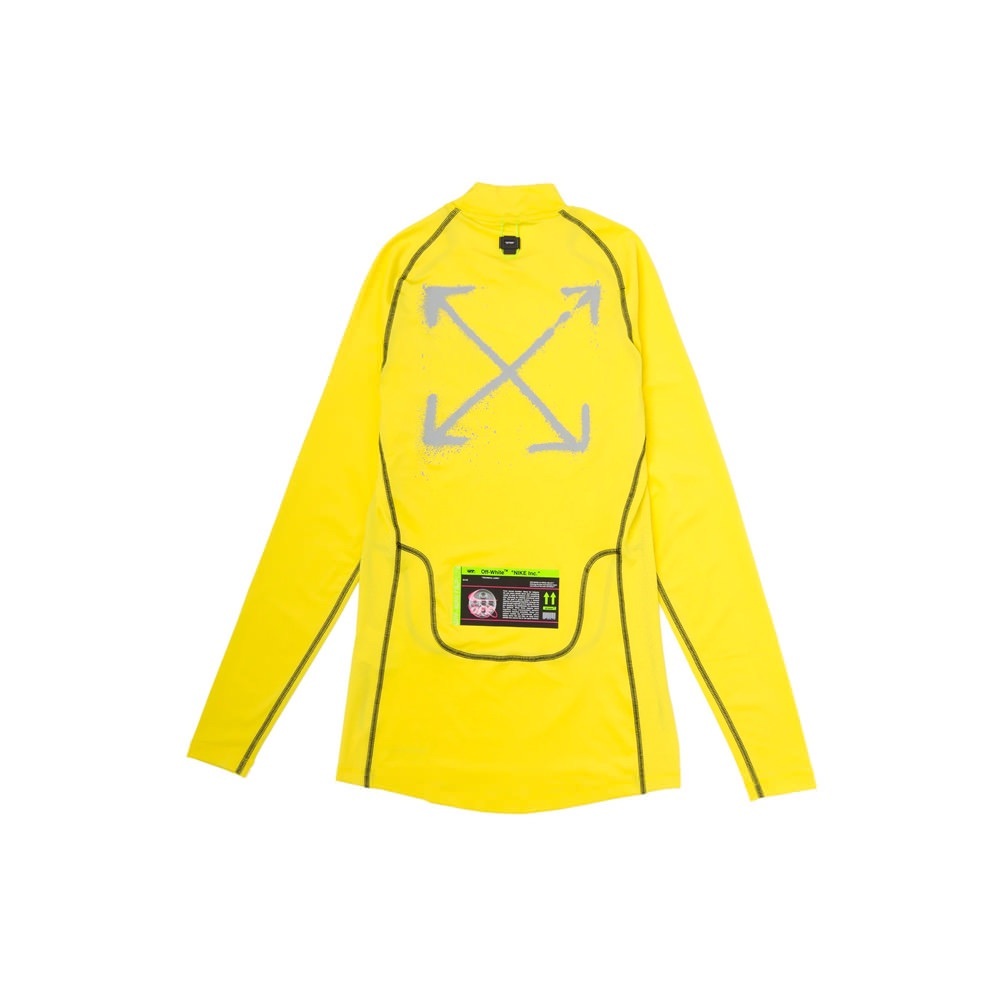 Off-White Yellow Long Sleeve Top